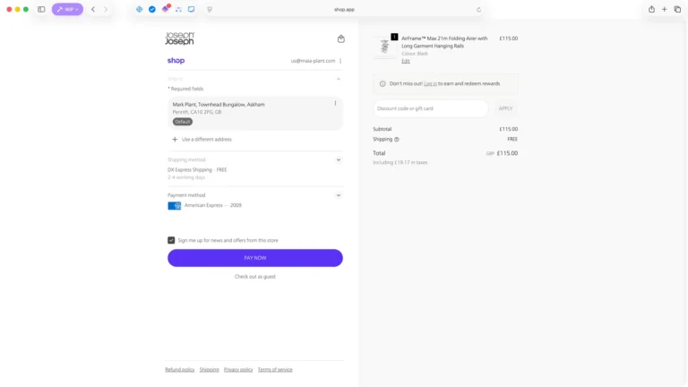 Crypto checkout example joseph joseph
