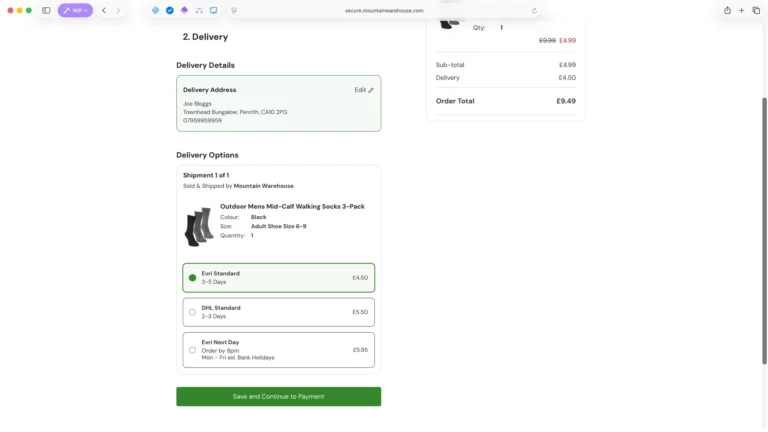Crypto checkout example mountain warehouse